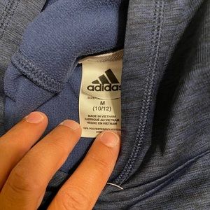 Boys Adidas hoodie navy sz 10/12